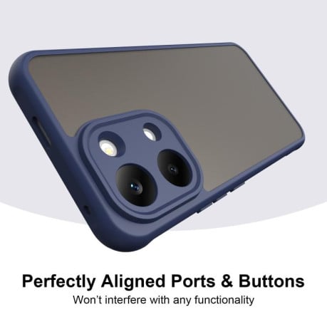 Гібридний чохол Fan Dun Series на Xiaomi Redmi Turbo 5 Max/Poco X8 Pro Max 5G — синій