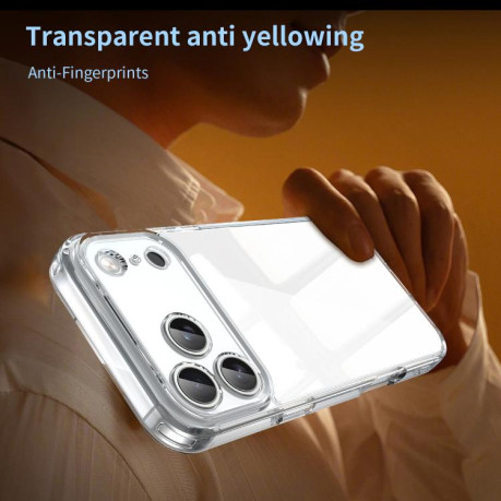 Чехол PC Hybrid TPU Airbag Shockproof для iPhone 17 Pro Max - прозрачный
