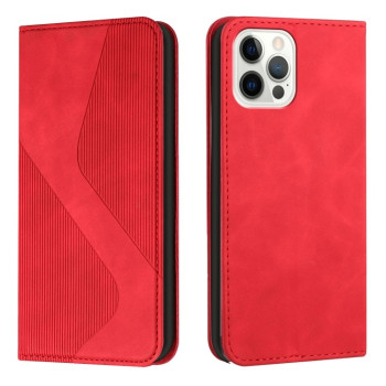 Чехол-книжка Skin Feel S-type для iPhone 13 Pro - красный