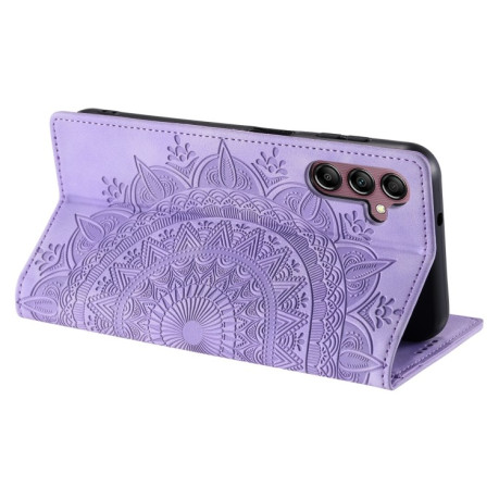 Чохол-книжка Totem Embossed Magnetic Leather для Samsung Galaxy A16 5G - фіолетовий