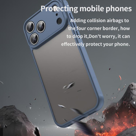 Чехол Fan Dun Series TPU Hybrid PC на iPhone 17 Pro Max - синий