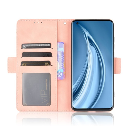Чехол-книжка Skin Feel Calf на Xiaomi Mi 10S - розовый
