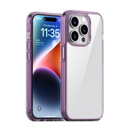 Противоударный чехол iPAKY Aurora Series для iPhone 15 Pro Max - фиолетовый