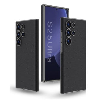 Чохол GKK Skin-feeling Leather для Samsung Galaxy S25 Ultra 5G - чорний