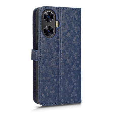 Чехол-книжка Honeycomb Dot для Realme C55 4G - синий