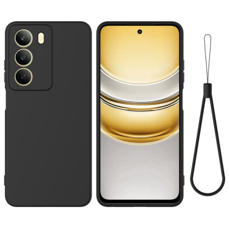 Силіконовий чохол Solid Color Liquid Silicone на Realme C75 5G / C73 5G - чорний