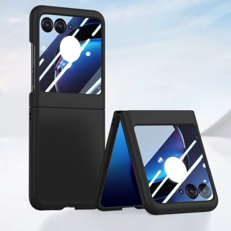 Противоударный чехол Integrated PC Skin Feel Shockproof для Motorola Razr 50 - черный