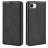 Чехол-книжка в стиле Retro мягкое покрытие Skin Feel деловой дизайн на iPhone 17e/16e - черный