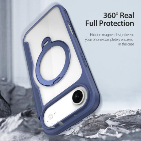 Чохол-книжка DUX DUCIS Skin X Pro Series Magsafe на iPhone Air - синій