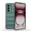 Силиконовый чехол Magic Flannel для OPPO Reno 12 Global - зеленый
