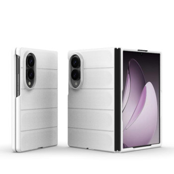 Силіконовий чохол Magic Flannel на Samsung Galaxy Fold8 5G — білий