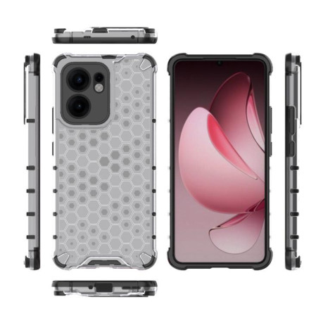 Протиударний чохол Honeycomb на OPPO Reno13 F/Reno13 FS- білий