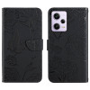 Чохол-книжка Skin Feel Butterfly Embossed для Xiaomi Redmi Note 12 Pro 5G/Poco X5 Pro - чорний