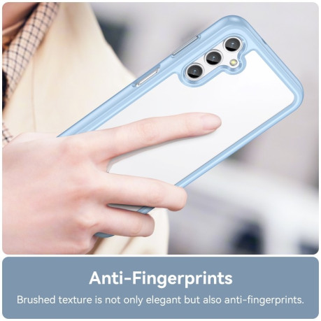 Противоударный чехол Colorful Series Acrylic для Samsung Galaxy A54 5G - синий