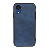 Противоударный чехол Two-color Cowhide Texture для Samsung Galaxy A03 - синий