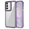 Протиударний чохол Acrylic для Vivo V27e/Y200/V29e 5G Taiwan/V30 Lite - прозоро-фіолетовий