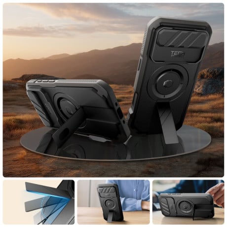 Чохол Tech-Protect Kevlar MagSafe на iPhone Air - Black