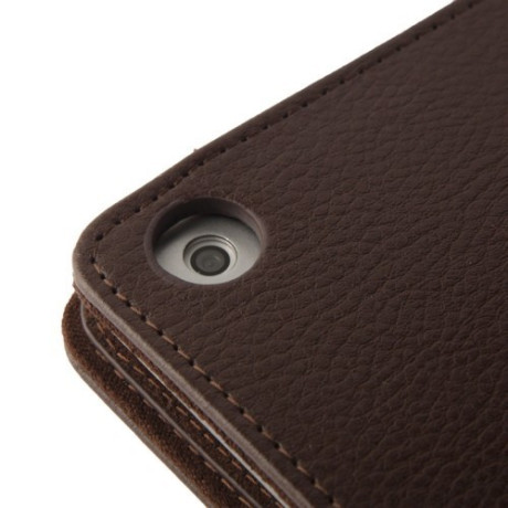 Чохол Litchi Texture Case коричневий для iPad Air