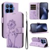 Чохол-книжка Dandelion Embossed Pattern Flip Leather на Xiaomi 17T 5G Global — фіолетовий