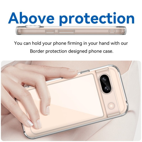 Протиударний чохол Colorful Acrylic Series для Google Pixel 8a - прозорий