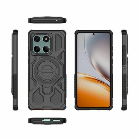 Противоударний чехол J-20 Solid Color MagSafe Magnetic на Motorola Edge 60 Fusion 5G - чорний