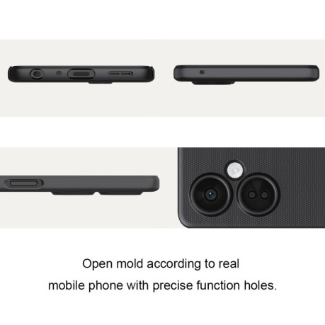 Противоударный чехол NILLKIN Super Frosted для OnePlus Nord N30/CE 3 Lite - черный