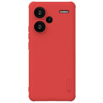 Чехол NILLKIN Frosted Shield Pro гибрид с  матовым покрытием на Xiaomi Redmi Note 13 Pro+ - красный