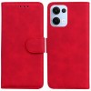 Чехол-книжка Pure Color Magnetic для OPPO Reno13 Global - красный