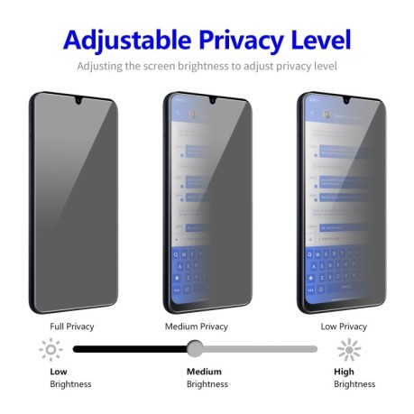 Захисне скло ENKAY 28 Degree Privacy Screen Samsung Galaxy A15 4G / A15 5G - чорне