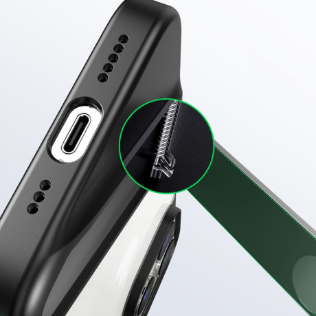 Оригинальный чехол Ugreen Fusion Kickstand для iPhone 14 Pro - черный