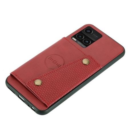 Чохол протиударний Double Buckle для Vivo Y33s - червоний