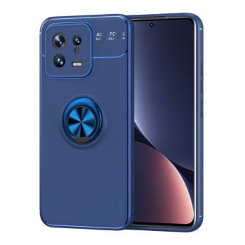 Ударозахисний чохол Metal Ring Holder для Xiaomi 13 - синій