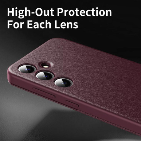 Чохол-книжка Smart View Window Leather  для Samsung Galaxy S25+ 5G - червоний