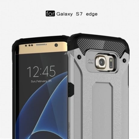 Протиударний Чохол Rugged Armor Grey для Samsung Galaxy S7 Edge / G935