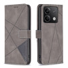 Чохол- книжка Rhombus Texture для Xiaomi Redmi Note 13 4G - сірий