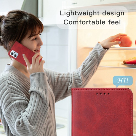 Чехол-книжка Magnetic Closure для Xiaomi Poco X4 GT - красный