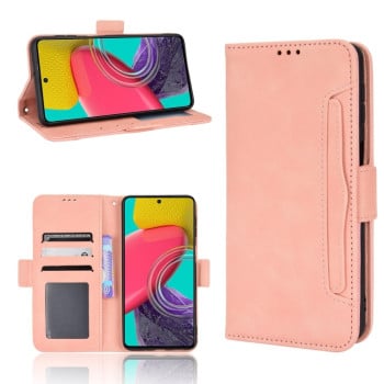 Чехол-книжка Skin Feel Calf на Samsung Galaxy M33 5G - розовый