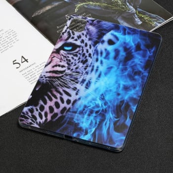 Противоударный чехол Painted Tablet для Xiaomi Pad 5 / Pad 5 Pro - Blue Leopard