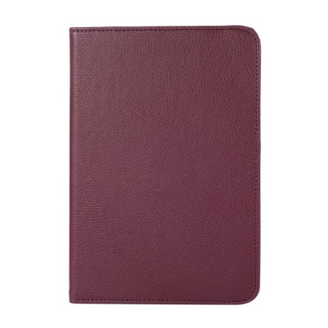 Чехол-книжка 360 Degree Rotation Litchi для iPad mini 6 - фиолетовый
