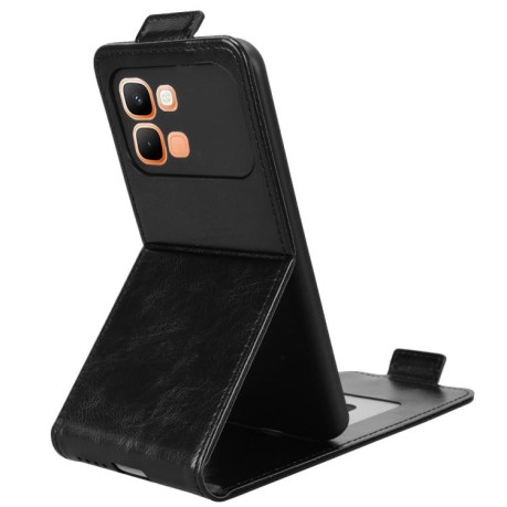 Фліп-чохол Magnetic Vertical Flip Leather для Infinix Note Edge 5G — чорний
