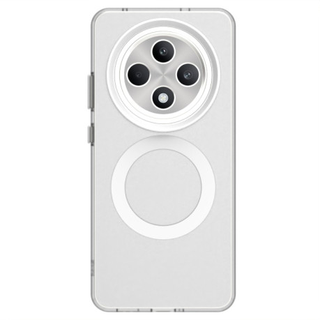 Противоударный чехол MagSafe Holder PC Hybrid для OPPO Reno12 F/12 FS 5G - белый