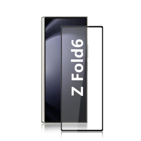 Захисне скло mocolo 0,33mm 9H 3D Full Glue для Samsung Galaxy Fold 6 - чорне