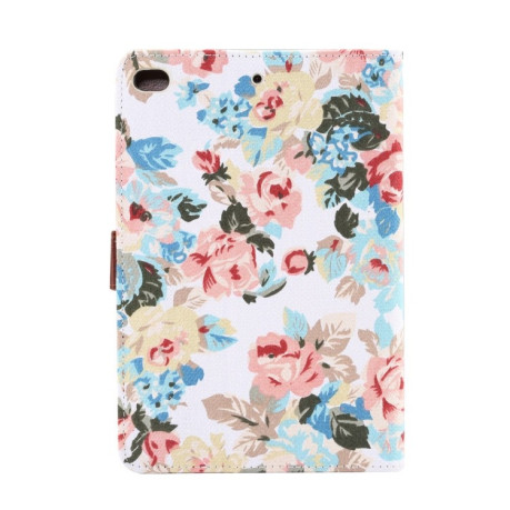 Кожаный Чехол Peony Denim Texture Flower Case для Pad mini 5 (2019)/mini 4- белый