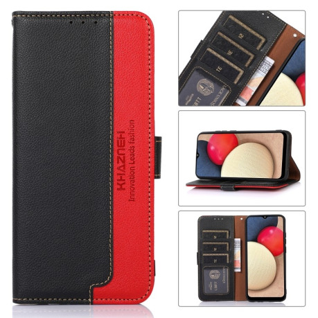 Чохол-книжка KHAZNEH Litchi Texture для Realme C35 - чорний