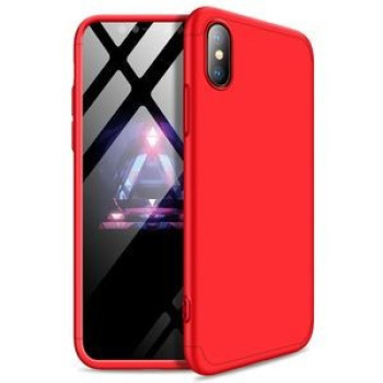 3D чехол GKK на iPhone X / XS -красный