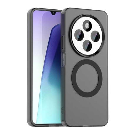 Противоударный чехол MagSafe Holder PC Hybrid для Xiaomi Redmi 14C 4G/Poco C75/Redmi A4 5G - черный