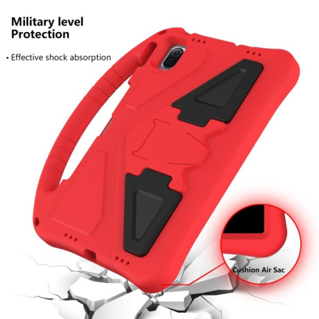 Детский противоударный чехол EVA Flat Anti Falling Protective Case Shell with Holder для Xiaomi Pad 6 - красный