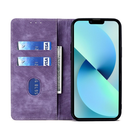 Чехол-книжка RFID Anti-theft Brush для Samsung Galaxy A04 - фиолетовый