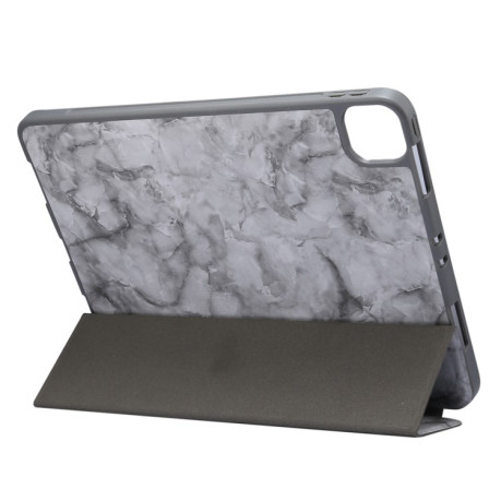Чехол-книжка Three-fold Marble Texture для iPad Pro 11 2020 / 2018 - серый