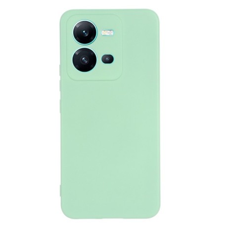 Силиконовый чехол Solid Color Liquid Silicone на Vivo V25 5G / V25E 5G / X80 Lite 5G - зеленый